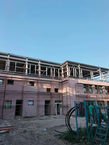 ETAJARE GRĂDINIȚĂ TURDA - structura superioara in montaj