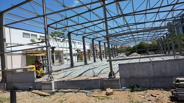 HALĂ PORT CONSTANȚA - structura metalica in executie