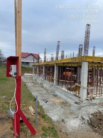SALA DE SPORT TODIREȘTI - structura de beton in executie