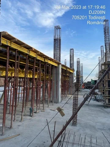 SALA DE SPORT TODIREȘTI - cofrare si armare stalpi