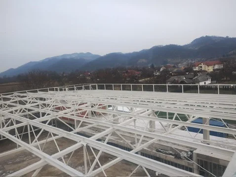 SALĂ SPORT 102 LOCURI COMUNA BÂRSANA - ferme metalice de acoperis