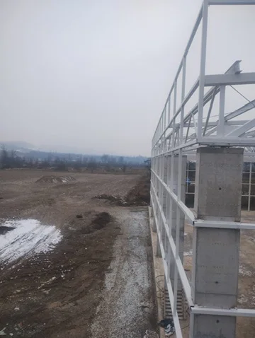 SALĂ SPORT 102 LOCURI COMUNA BÂRSANA - colt structura si stalpi beton