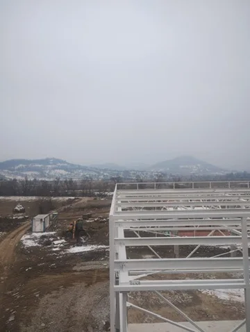 SALĂ SPORT 102 LOCURI COMUNA BÂRSANA - vedere panoramica peste acoperis